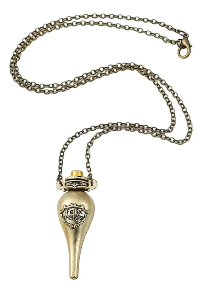 Collar De Harry Potter: Botella De Poción Mágica Vintage