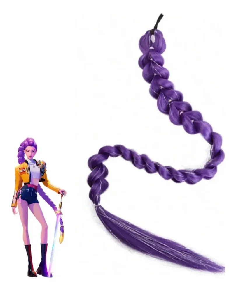 Peluca Trenza Morada RUMI