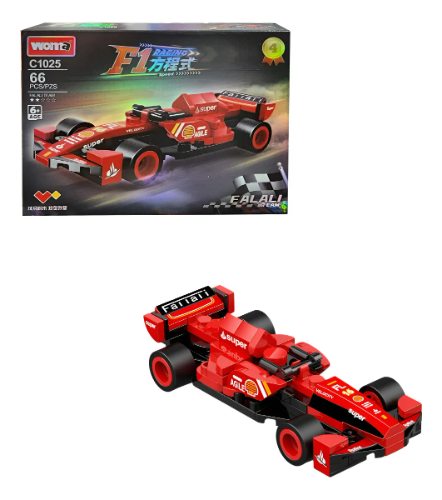 Juguete Formula 1 66 Piezas Bloque De Construcción