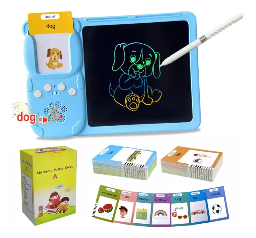 Pizarra De Dibujo Interactiva 2 En 1 Y Lector De Tarjetas