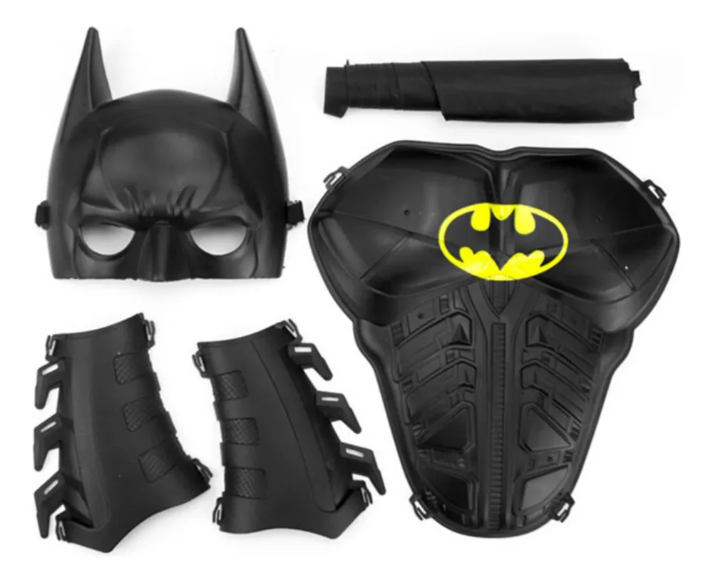 Set Accesorios Disfraz Batman Hombre 4 Piezas Dc Comics