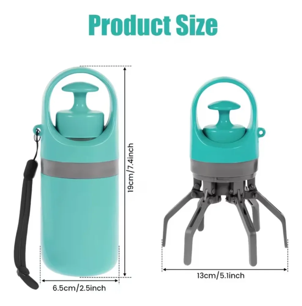 Recogedor De Heces Portátil Sin Contacto + 15 Bolsas
