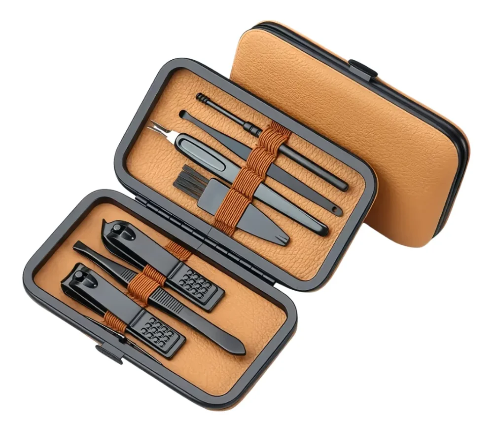 Set Pedicura Manicura 7 Piezas Acero Inoxidable Cortauñas