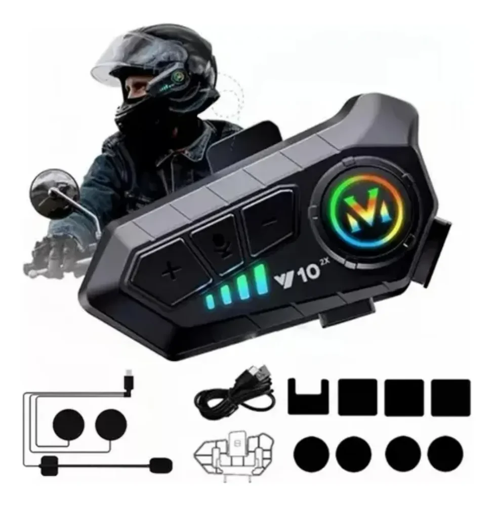 Audifono Inalambrico Para Casco Y10