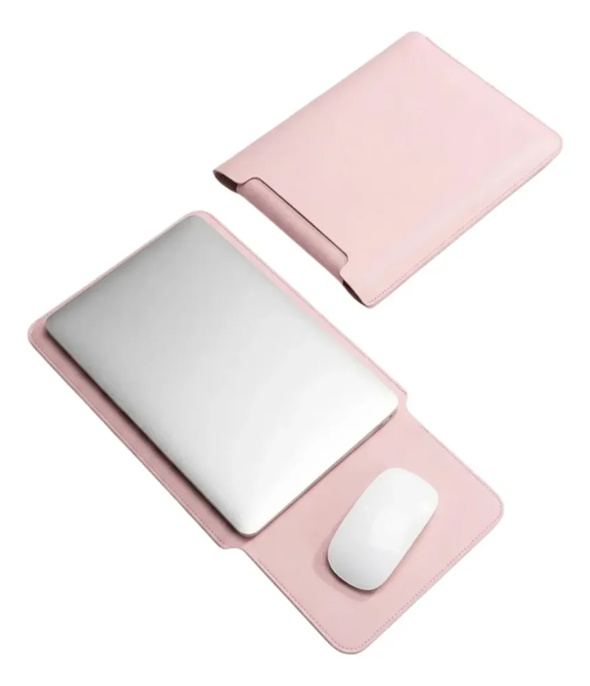 Estuche Slim Laptop 13 14 15 16 Pulgadas Tipo Sobre Cuero