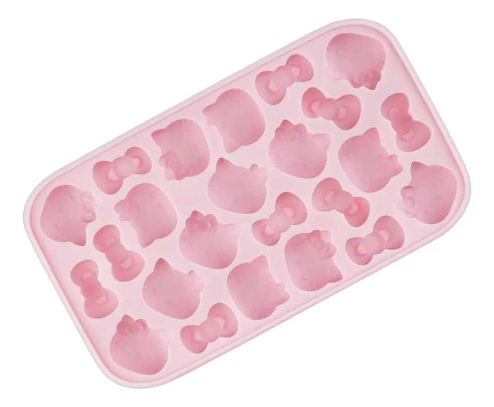 Molde Hielo De Silicona Para Gatitos De Sanrio Hello Kitty