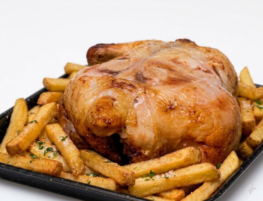 pollo con frita