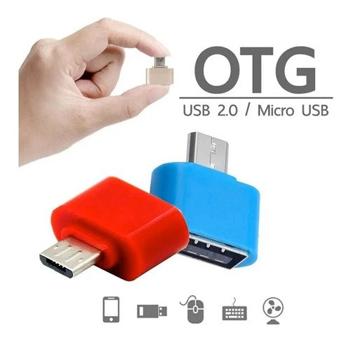 ADAPTADOR OTG USB A V8