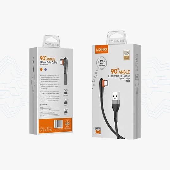 CABLE CELULAR LDNIO TIPO C EN L -LS561 1MT ACORDONADO