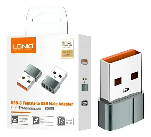 ADAPTADOR LDNIO LC150 TIPO C A USB