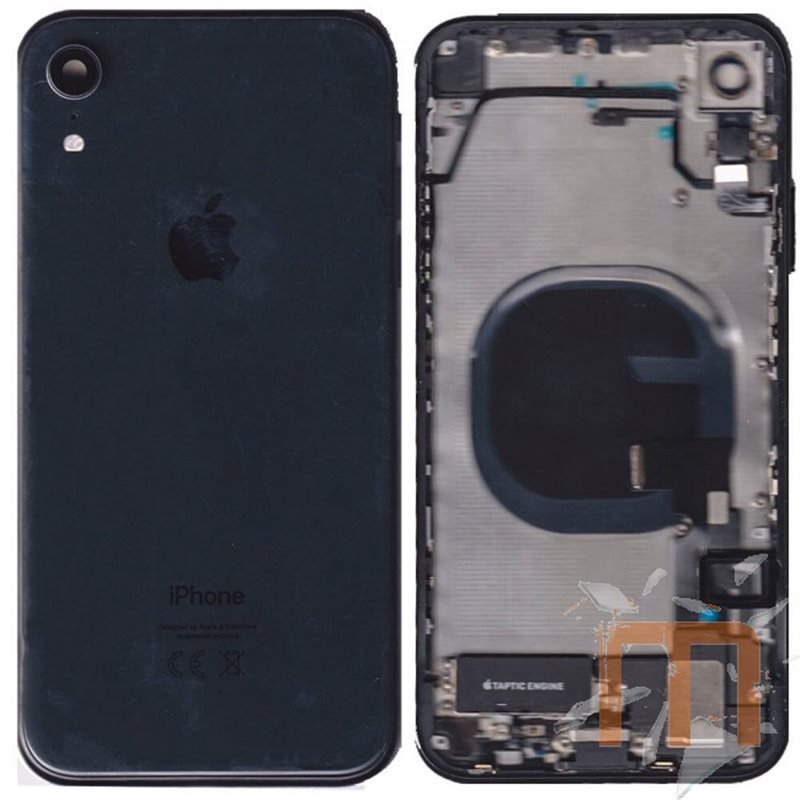 BACK COBER IPHONE XR NEGRO