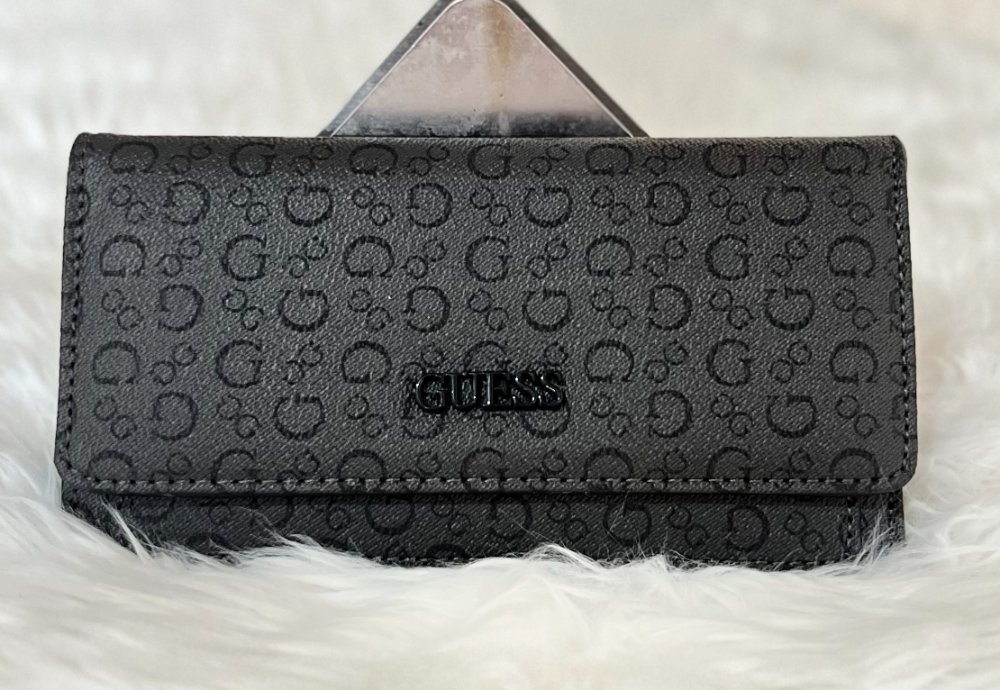 Cartera Tarjetero Guess Negra