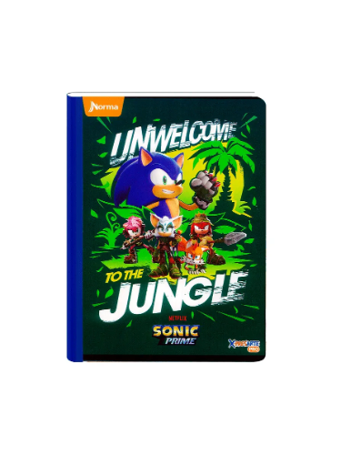 CUADERNO COS 100-1 MASCULINO SONIC NORMA