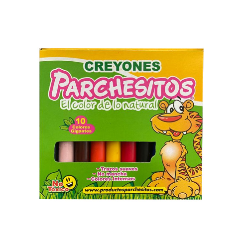 CREYON ESC PARCHESITOS X10