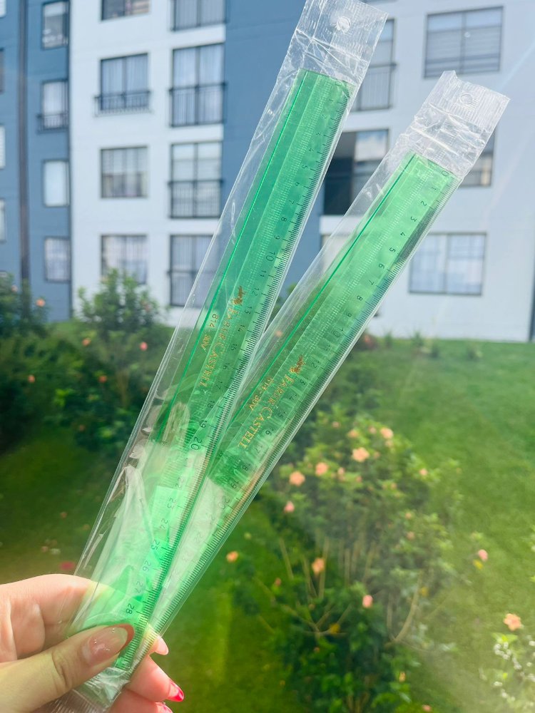 REGLA ESC 30 CMS FABER 814/30 VERDE