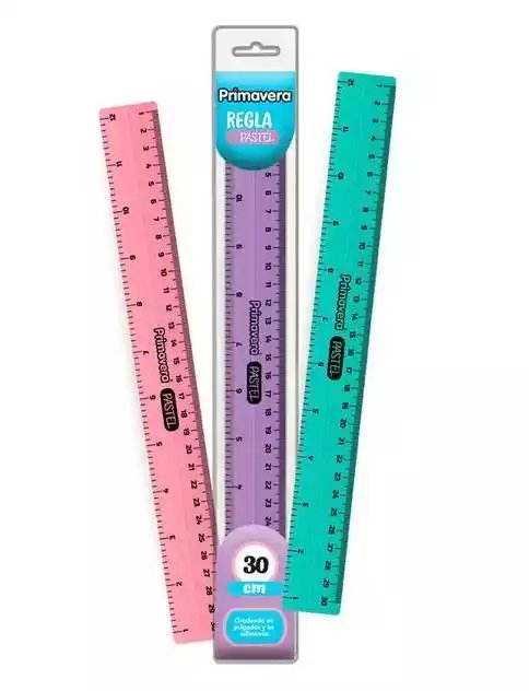 REGLA FLEXIBLE PASTEL PRIMAVERA REF 4498