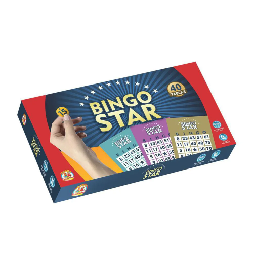BINGO STAR 40 CARTONES - JUEGO ANGELITO