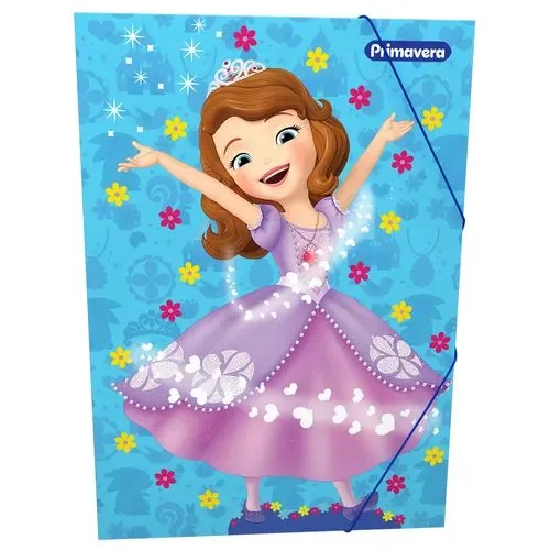 CARPETA PRINCESITA SOFIA BRILLOS Y FLORES PRIMAVERA REF 241