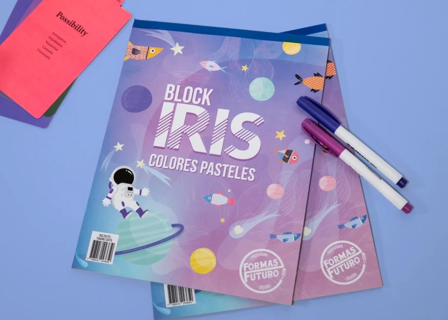 BLOCK IRIS PASTEL FORMAS FUTURO