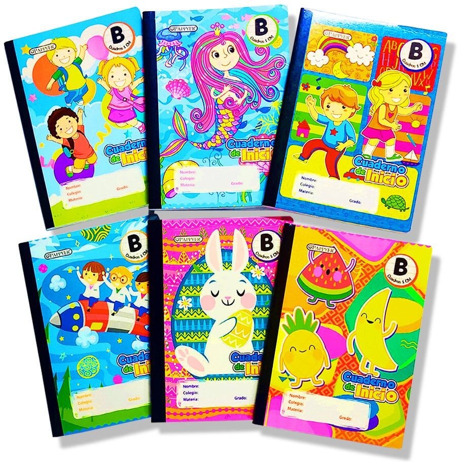 CUADERNO COSIDO 100 TIPO B ZEPPELIN CUADROS DE 1 CM