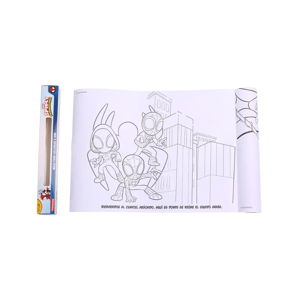 ROLLO COLOREAR NINOX2Mts SPIDER-MAN PRIMAVERA 4347