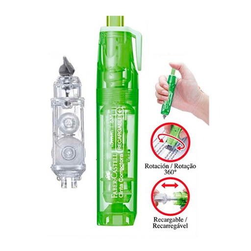 CORRECTOR CINTA MICRO FABER CASTELL RETRACTIL
