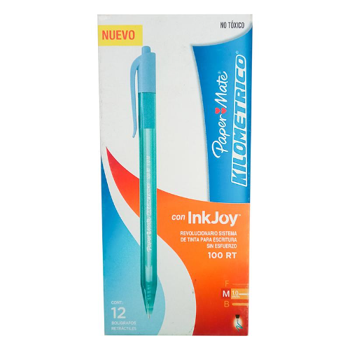 BOLIGRAFO KILOMETRICO RT 100 TURQUESA