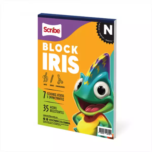 BLOCK IRIS CARTA X35 HOJAS SCRIBE