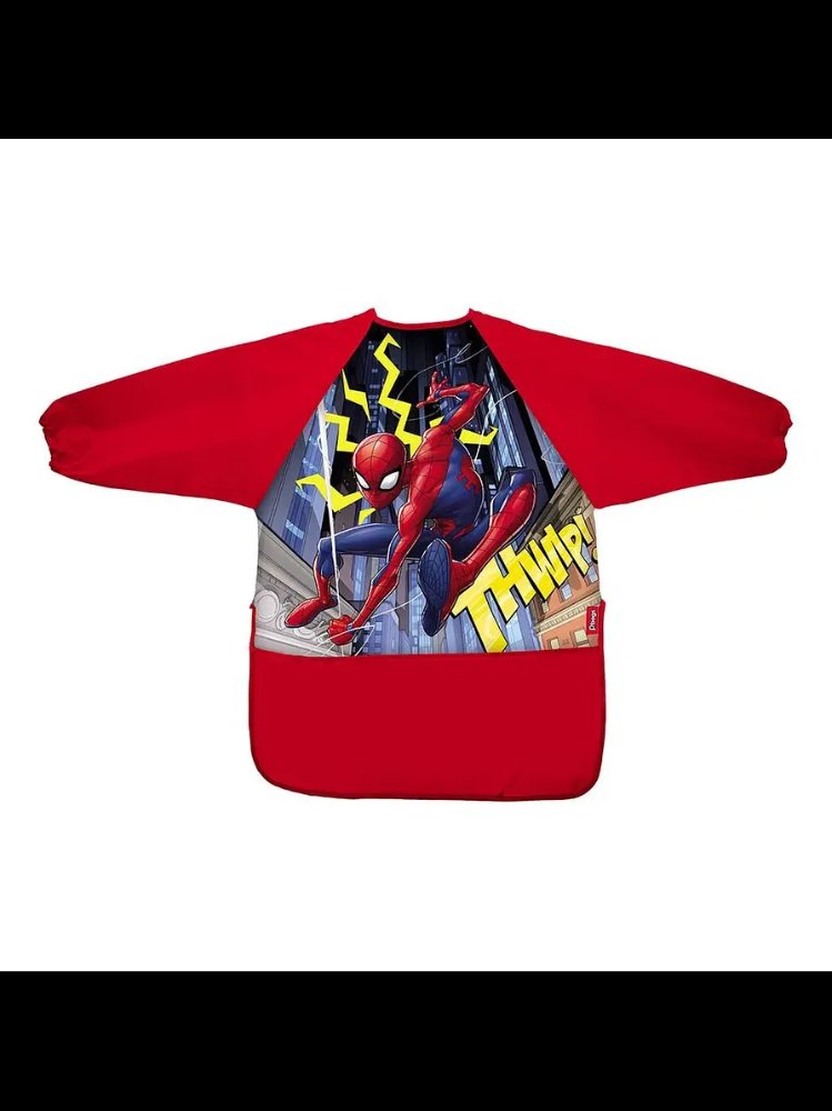 DELANTAL CON MANGAS PRIMAVERA SPIDERMAN