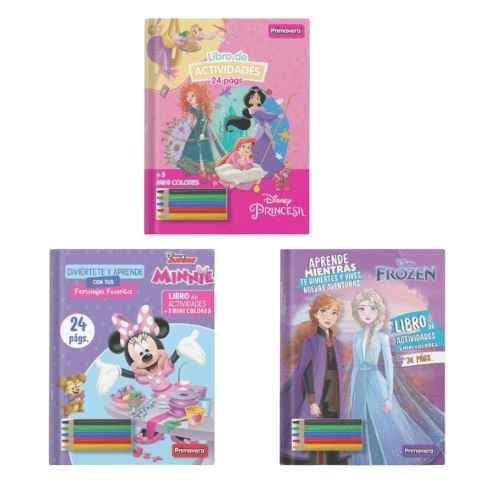 SET LIBRO ACT24PG+COL PRIMAVERA NINA DIS 3765