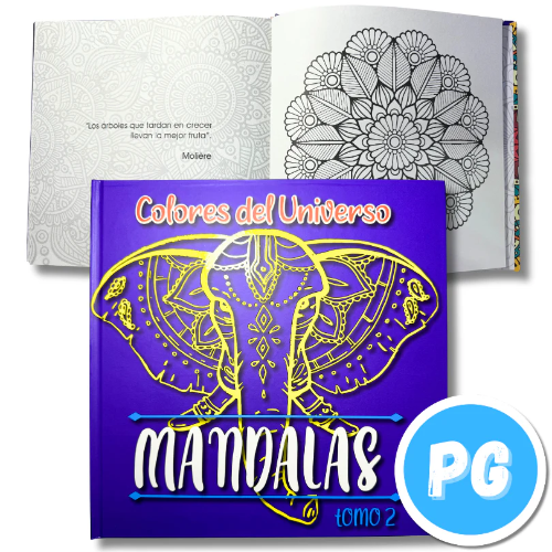MANDALA COLORES DEL UNIVERSO P.D NIKA
