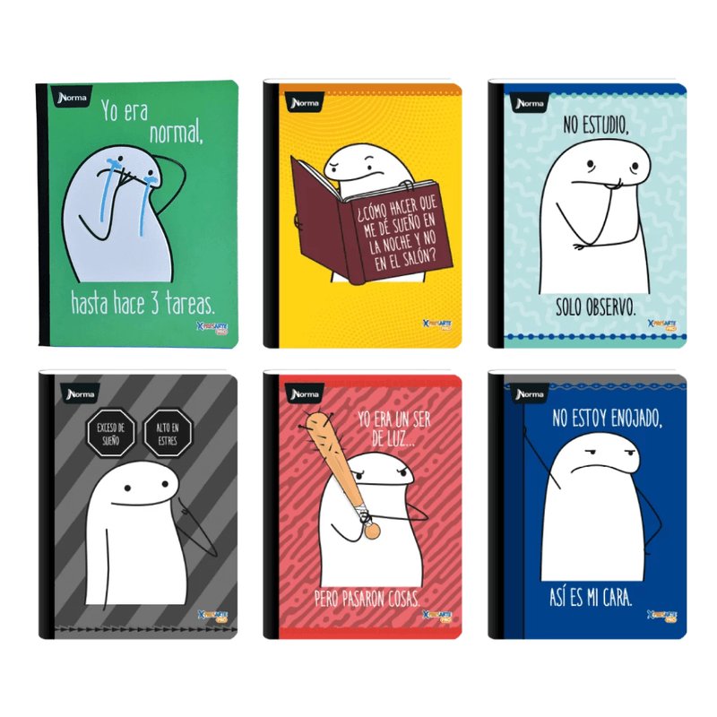CUADERNO COS 50-2 MIXTO MEMES XPRESARTE NORMA