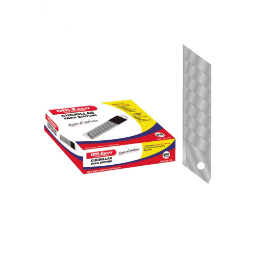 CUCHILLA BISTURI GRANDE CAJA X 10