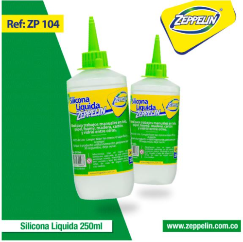 SILICONA LIQUIDA 500ML ZP105 ZEPPELIN