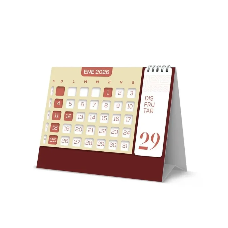 CALENDARIO ESCRITORIO 2026 NIKA