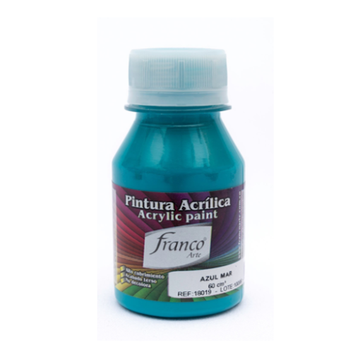 PINTURA AL FRIO FRANCO X60 ML AZUL MAR 27