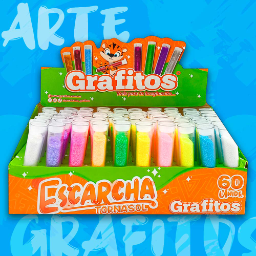 ESCARCHA TUBO COLOR-FX00 GRAFITOS
