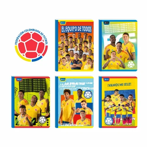 CUARDENO COS 50-1 SELECCION COLOMBIA NORMA