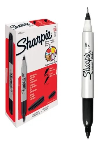 MARCADOR SHARPIE DOUBLE TWINTIP NEGRO