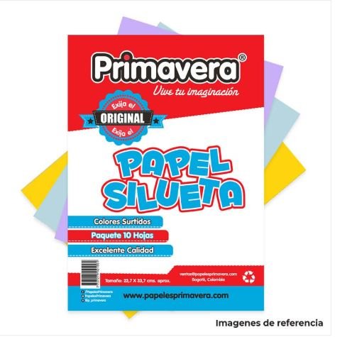 PAPEL SILUETA 1/8X10 PRIMAVERA