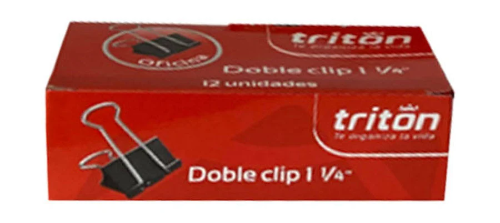 TRITON MANECILLA DOBLE CLIP 1 1/4