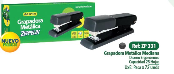 GRAPADORA MEDIANA 20H ZP331 ZEPPELIN