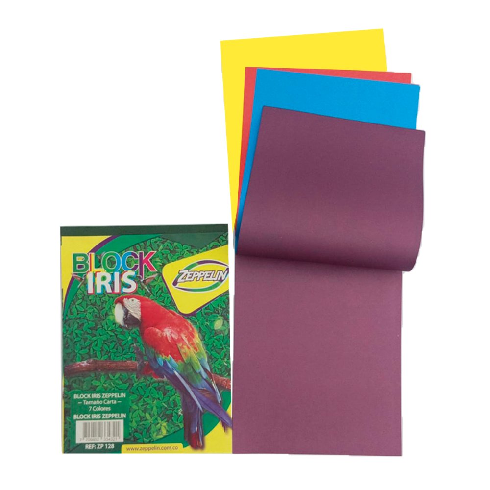 BLOCK IRIS ORIGINAL CARTA ZEPPELIN ZP128 35H