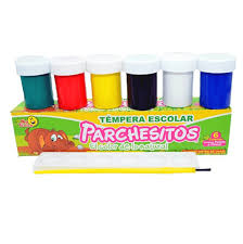 TEMPERA PARCHESITOS X6