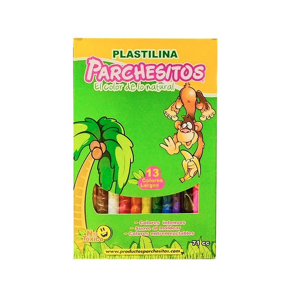 PLASTILINA LARGA PARCHESITOS X13