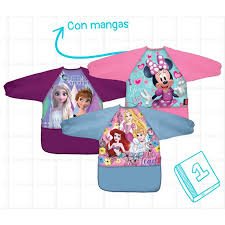 DELANTAL CON MANGAS PRIMAVERA PRINCESA