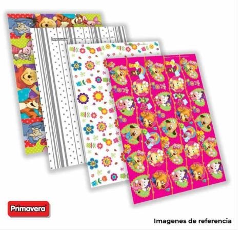 PAPEL SEDA PRIMAVERA ESTAMPADO