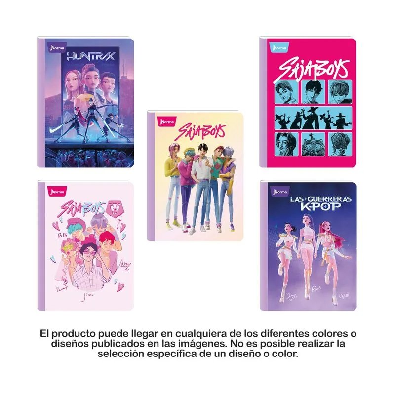 CUADERNO COSIDO LAS GUERRERAS KPOP 100-2 SERIE NORMA