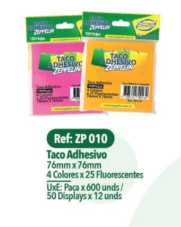 TACO 50 HOJAS ZEPPELIN ZP-350