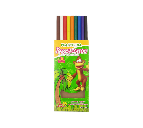 PLASTILINA LARGA PARCHESITOS X9